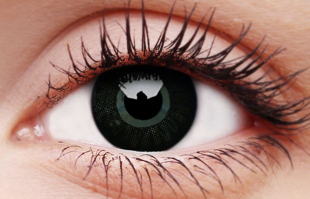 Dolly Black Coloured Contact Lenses