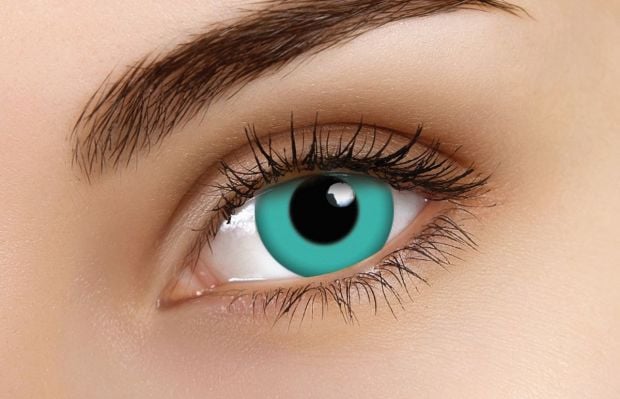 Emerald Green contact lenses