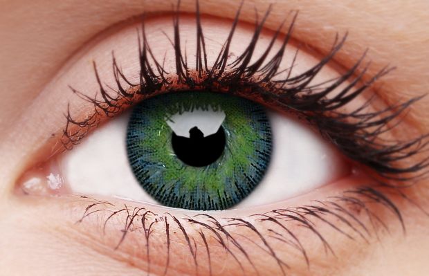 Yellow Blue Coloured Contact Lenses