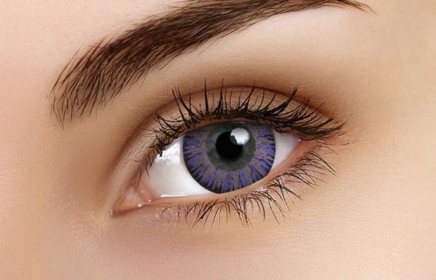 Glamour Violet Coloured Contact Lenses