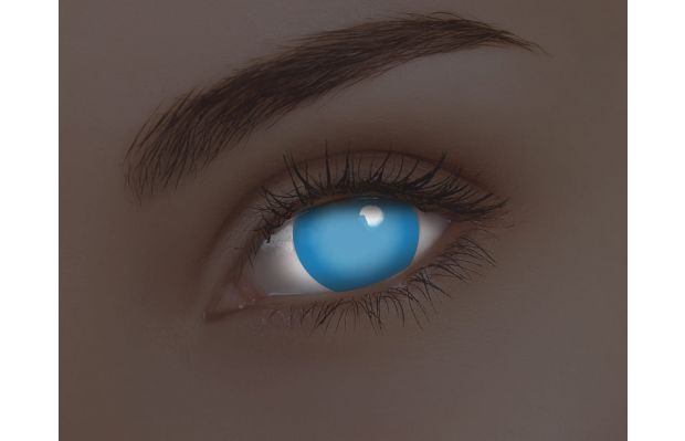 Electric Blue Coloured Contact Lenses