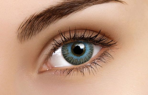 Grey Blue Coloured Contact Lenses