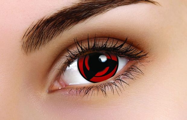 Kakashi Sharingan contact lenses – Naruto cosplay red eye lens