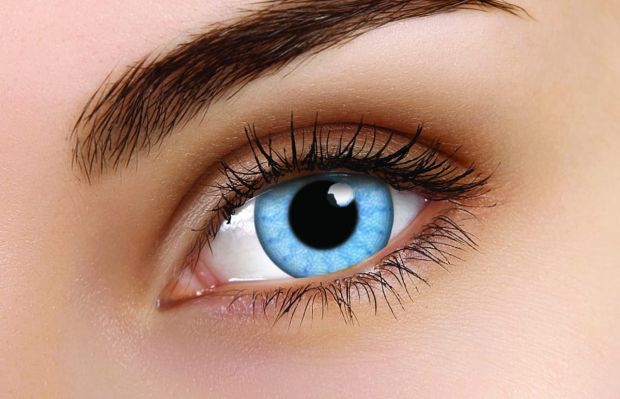 Solar Blue Coloured Contact Lenses