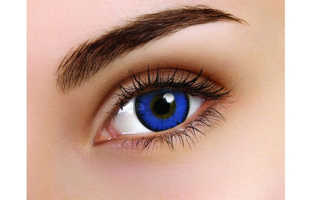 Space Blue 1 Year Coloured Contact Lenses