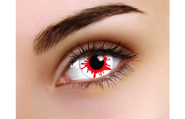 Wild Blood Coloured Contact Lenses