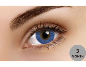 Basic Blue Coloured Contact Lenses