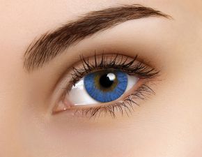 Basic Blue Coloured Contact Lenses