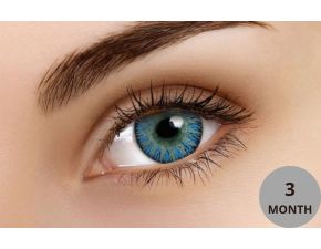 Glamour Aqua Coloured Contact Lenses