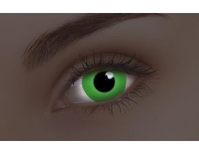 Glow Green Coloured Contact Lenses