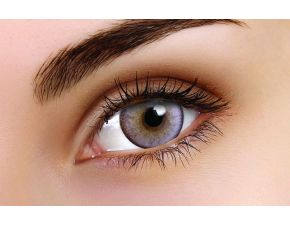 Glowing Grey Coloured Contact Lenses