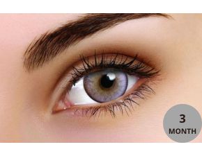 Glowing Grey Coloured Contact Lenses