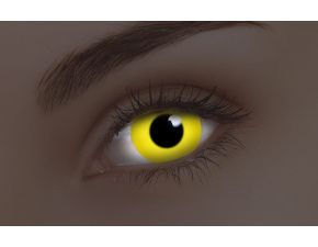 Glow Yellow Coloured Contact Lenses