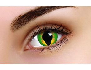 Green Dragon Coloured Contact Lenses