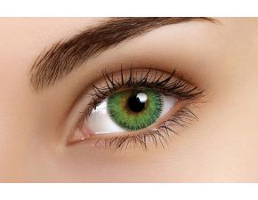 Yellow Green Coloured Contact Lenses