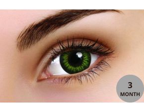 Party Green Coloured Contact Lenses