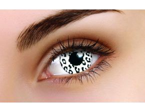 White Leopard Coloured Contact Lenses