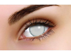 White Screen Coloured Contact Lenses