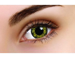 Yellow Eclipse Coloured Contact Lenses