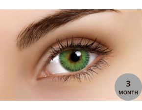 Yellow Green Coloured Contact Lenses