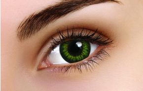 Party Green Coloured Contact Lenses