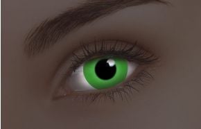 Glow Green Coloured Contact Lenses