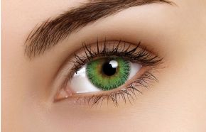 Yellow Green Coloured Contact Lenses