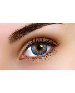 TruBlends blue monthly coloured contact lenses