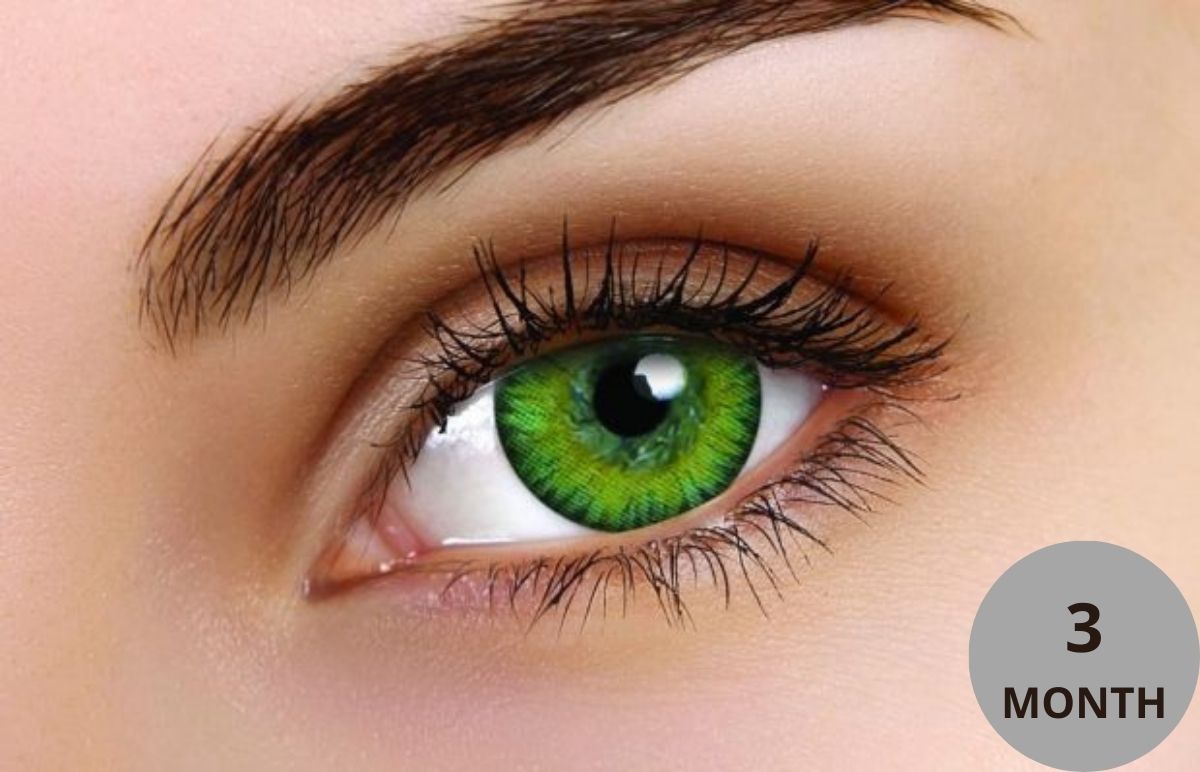 ColourVUE 3-Tones Green Contact Lenses | 90-day Use