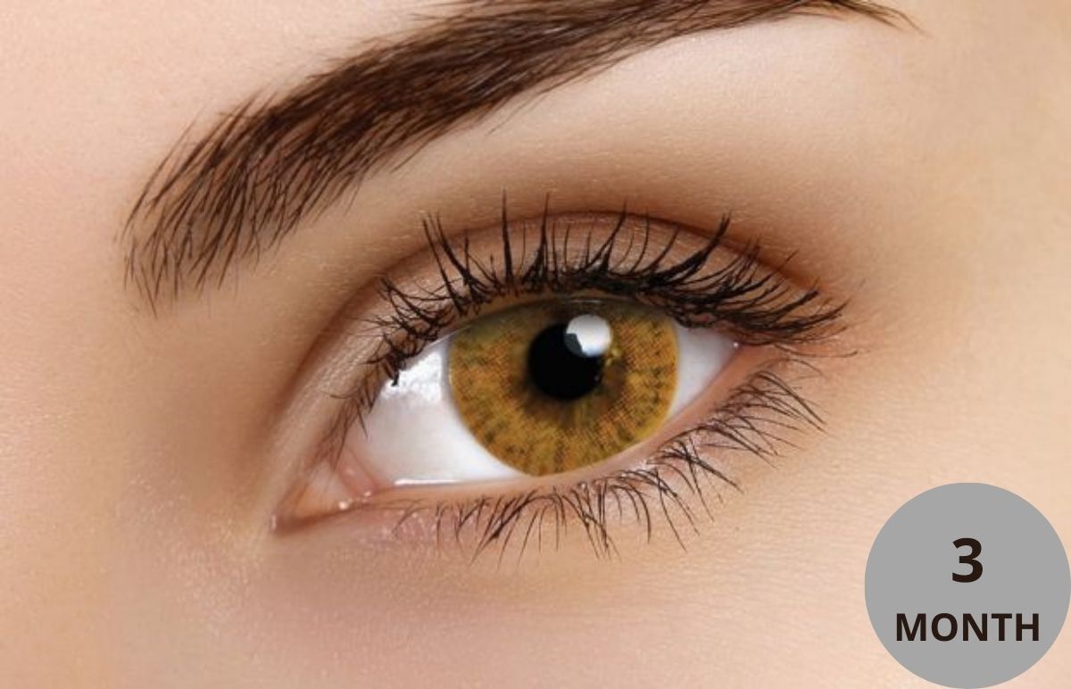 ColourVUE Basic Honey Contact Lenses | 90-day Use