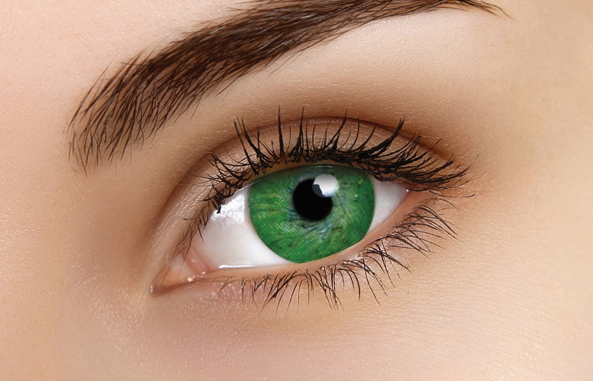 ColourVUE Basic Green Contact Lenses | 90-day Use