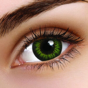 ColourVUE Party Green Big Eye 15mm Contact Lenses | 90-day Use
