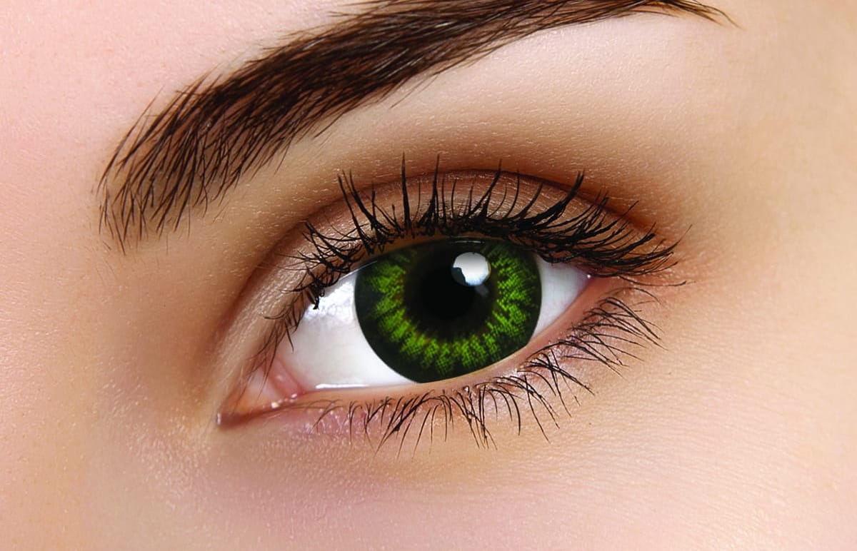ColourVUE Party Green Big Eye 15mm Contact Lenses | 90-day Use