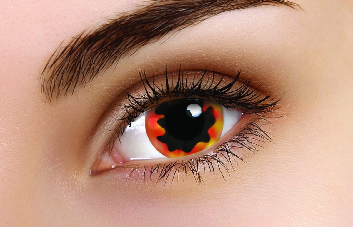 ColourVUE Blackhole Sun Mini Sclera Contact Lenses | 1-Year Use