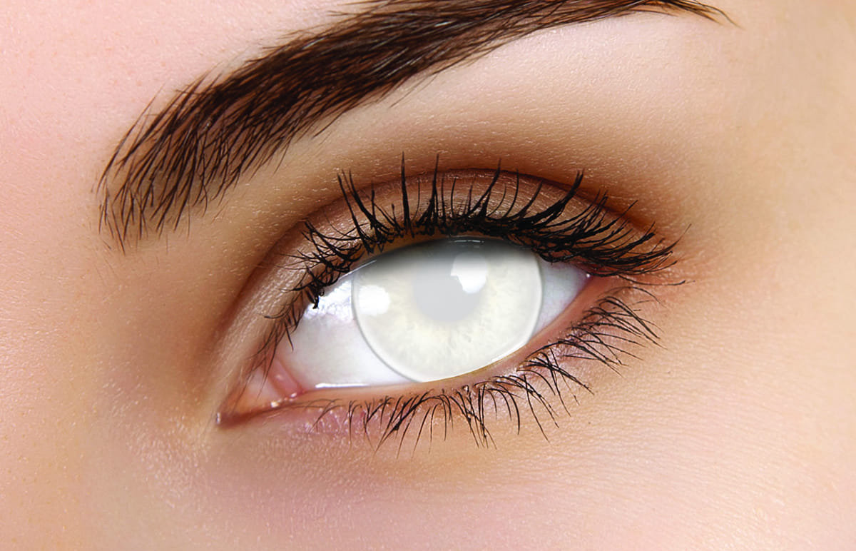 ColourVUE Blind White Contact Lenses | 90-day Use