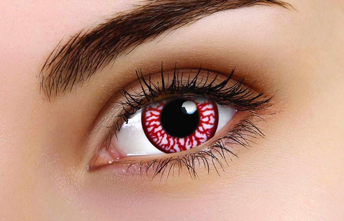 ColourVUE Bloodshot Contact Lenses | 1-Year Use