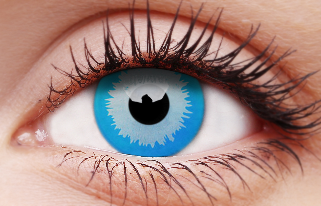 Blue Elf Coloured Contact Lenses