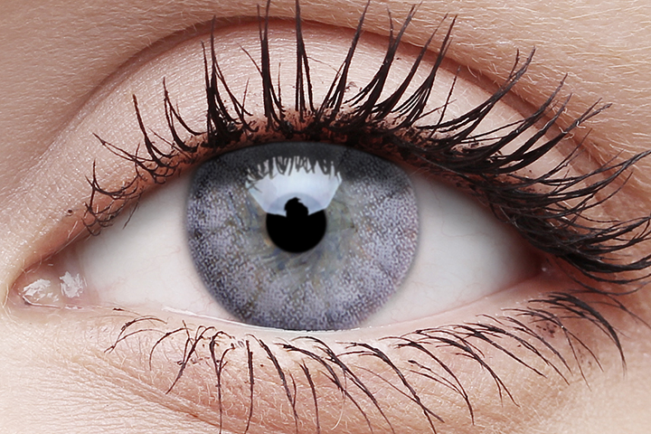 Carbon Grey Coloured Contact Lenses