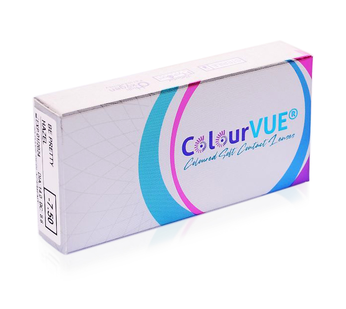 Glamour Honey Coloured Contact Lenses - Pack