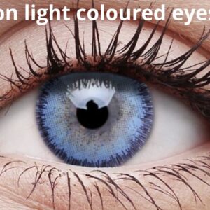 ColourVUE Frozen Blue Contact Lenses | 1-Month Use