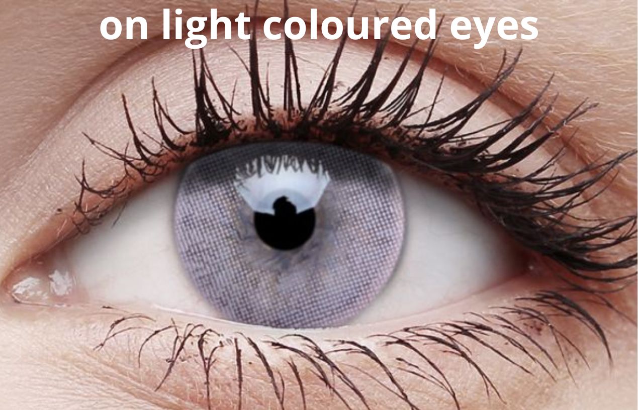ColourVUE Pop Grey Contact Lenses | 1-Month Use