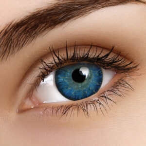 ColourVUE Glamour Blue Contact Lenses | 90-day Use