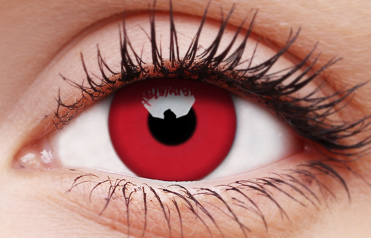 Glow Red 1-year Coloured Contact Lenses