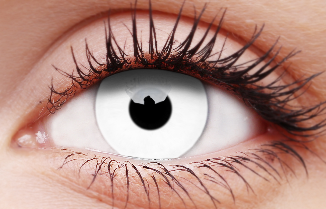 Glow White 1-year Coloured Contact Lenses