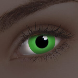 ColourVUE Glow Green UV Contact Lenses | 1-Year Use