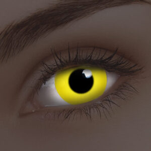 ColourVUE Glow Yellow UV Contact Lenses | 1-Year Use