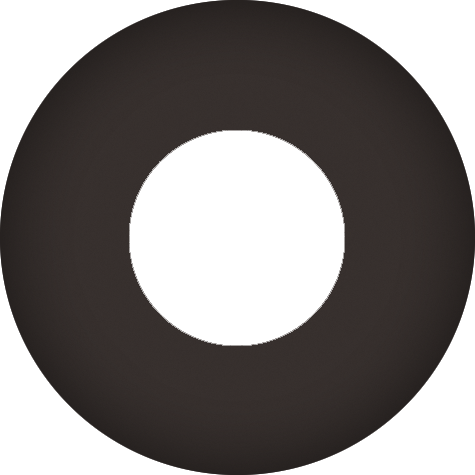 Prosthetic Black with Clear Pupil