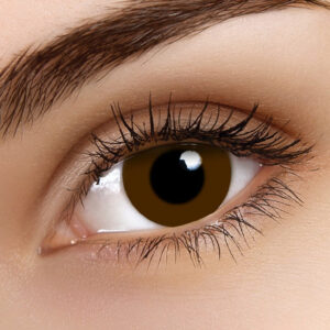 Prosthetic Brown with Clear Pupil