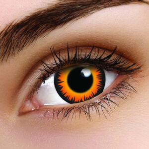 ColourVUE Orange Werewolf Pennywise Single Use Contacts | 1-Day Use