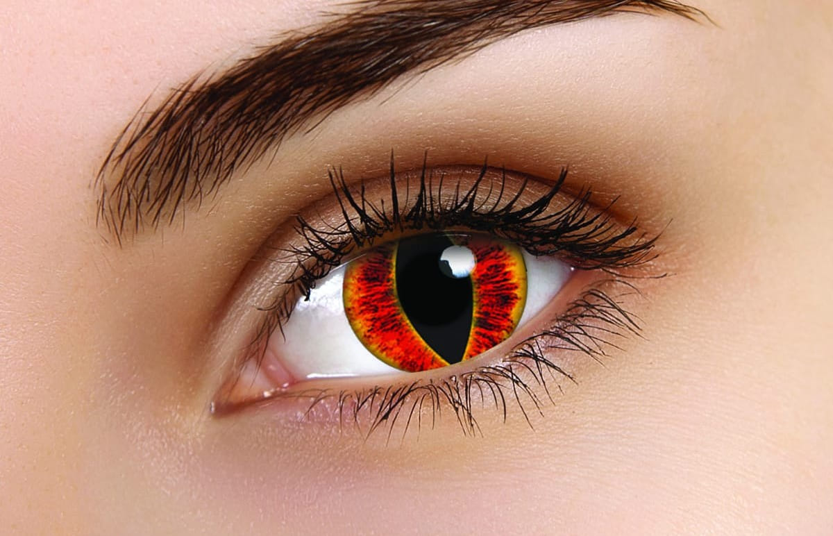 ColourVUE Saurons Eye Contact Lenses | 1-Year Use